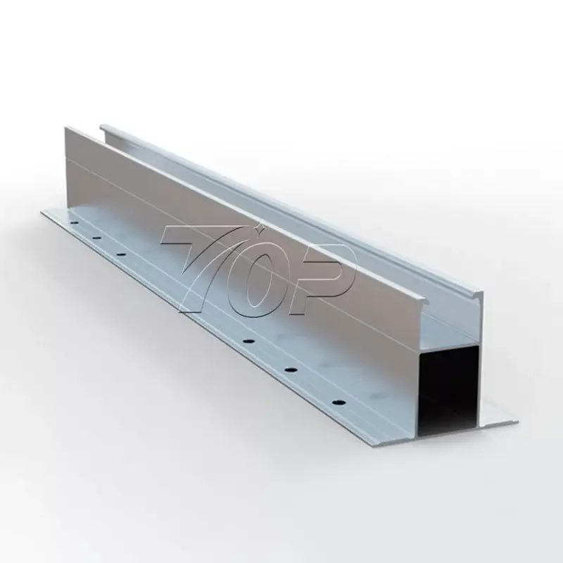 نظام minirail for شبه منحرف السقف المعدني الشمسي
